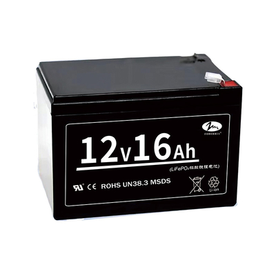 volts recarregáveis de bateria de lítio de 204.8Wh 12v16ah Lifepo4 os 12 para levantam o sistema