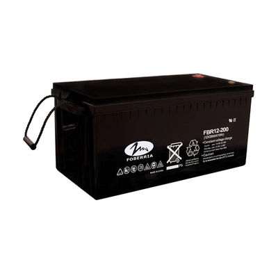 bateria livre do gel da bateria acidificada ao chumbo 12v 200ah da manutenção de 59.5kg 60A 1600A para a luz de rua