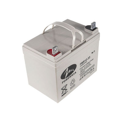 bateria acidificada ao chumbo selada recarregável de 10kg 12v 33ah para o sistema de iluminação da emergência