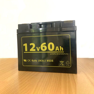 Bateria recarregável do polímero do lítio da bateria do fosfato do ferro do lítio de M5 12v60ah Lifepo4