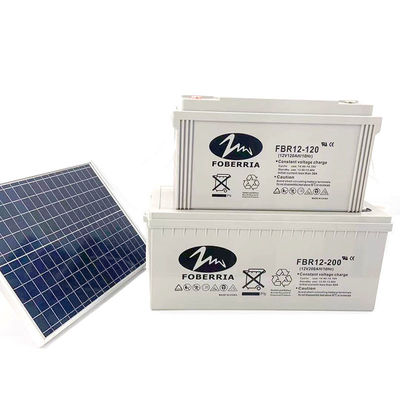 Bateria solar acidificada ao chumbo de 12v 200ah