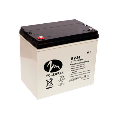 as baterias acidificadas ao chumbo de 12v 70ah 700A EV24 EV selaram recarregável para cadeiras de roda